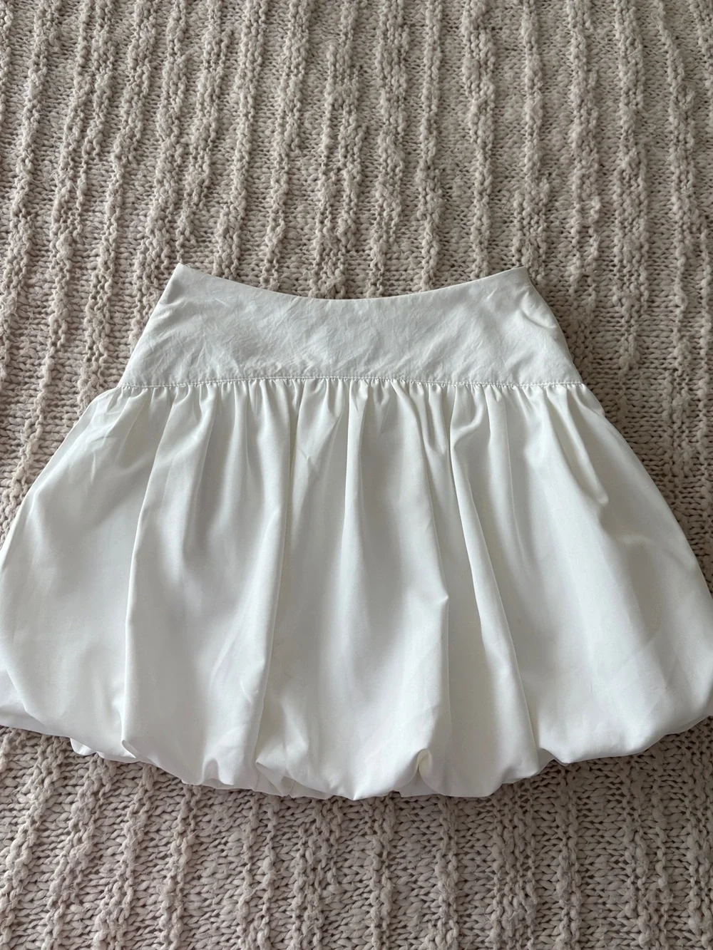 White Bubble Skirt